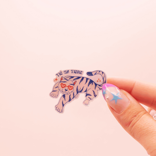 Stickers Tié un Tigre