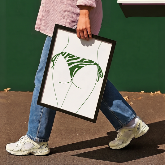 Affiche « Bronzette » – Tirage d'art illustré