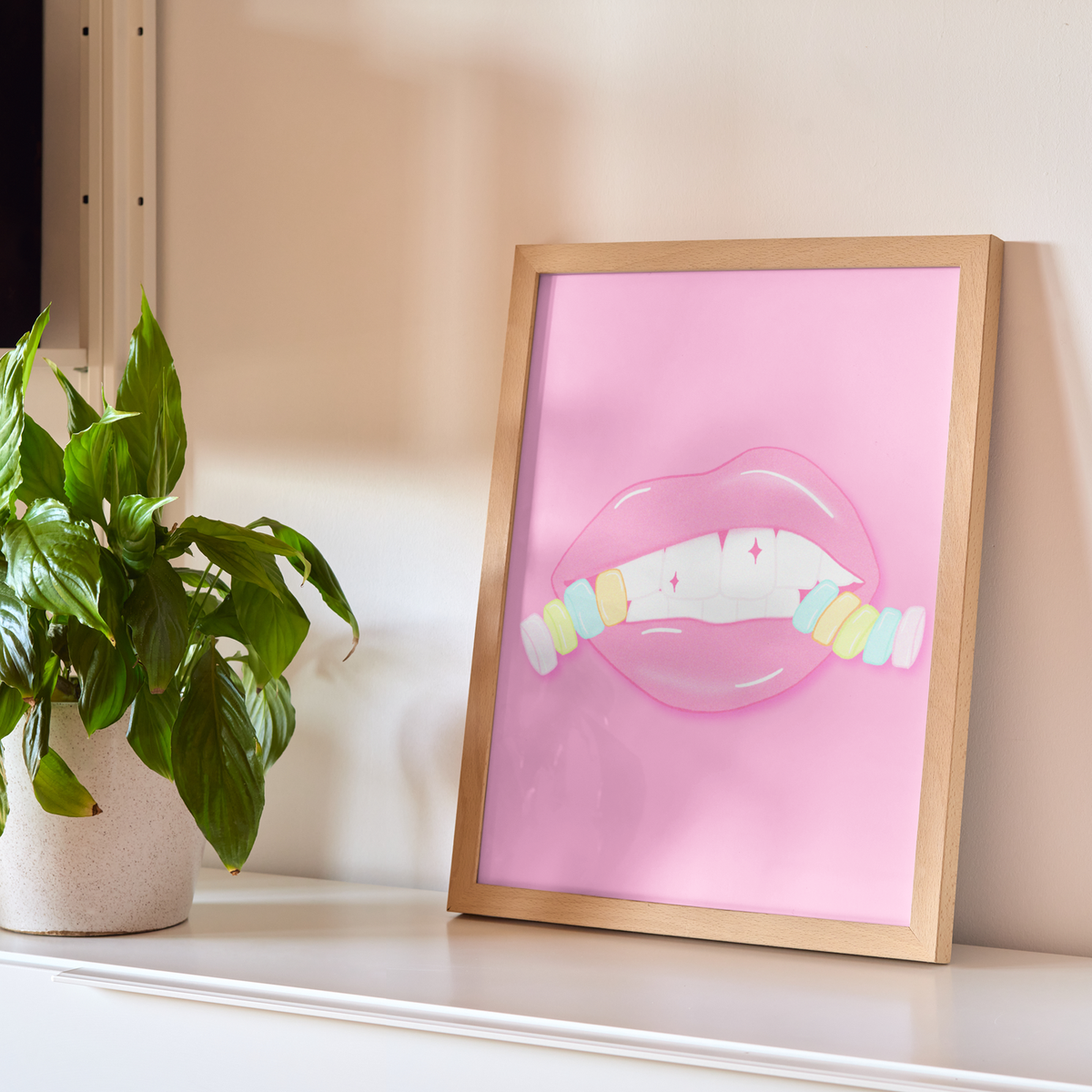 Affiche « Croque-bonbon » – Tirage d'art illustré