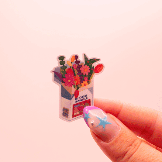 Stickers Bloom Smoke