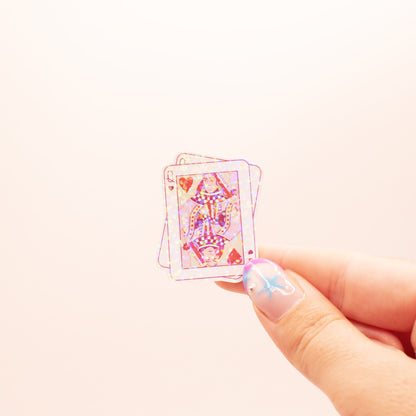 Stickers Dame de coeur