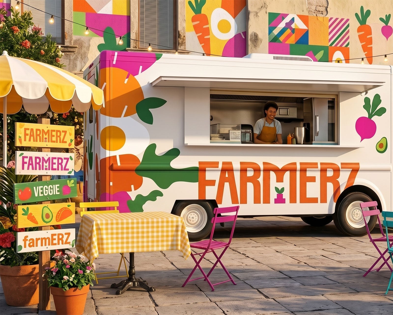 FoodTruck Farmerz et signalétique