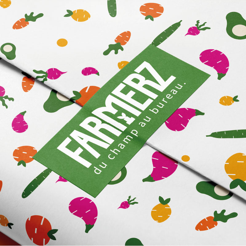 Papier de soie et stickers Farmerz