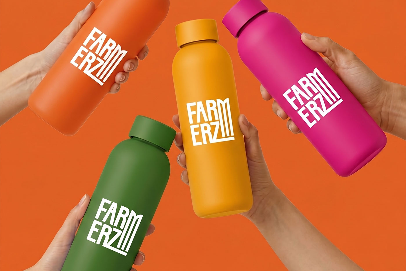  4 gourdes aux couleurs de Farmerz