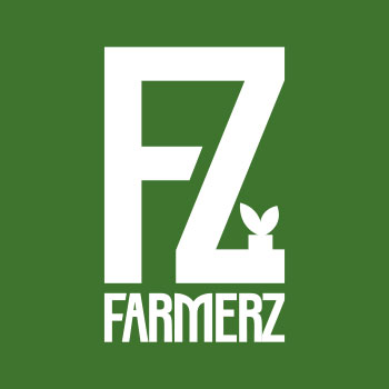logo monogramme Farmerz sur fond vert