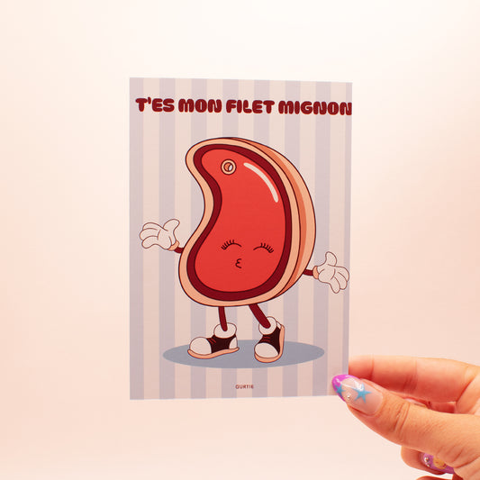 Carte de voeux Filet mignon