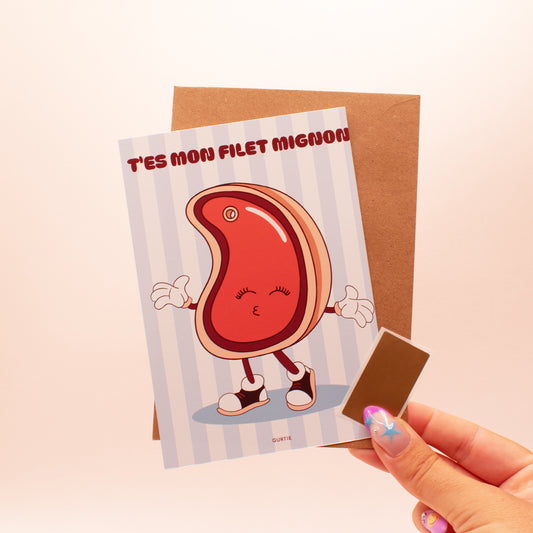 Carte de voeux Filet mignon