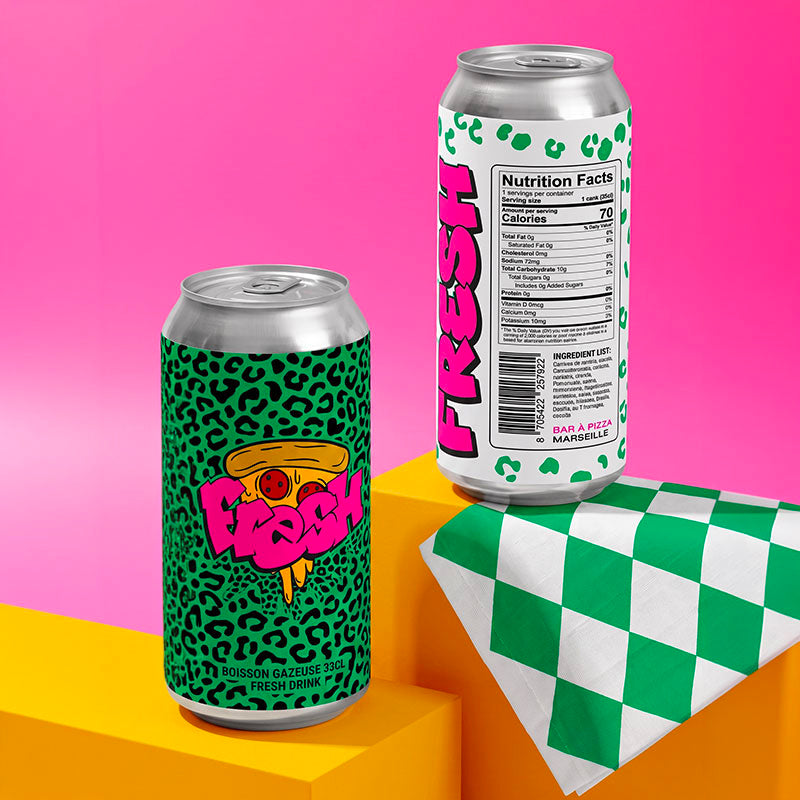 Canettes de soda Fresh Pizza