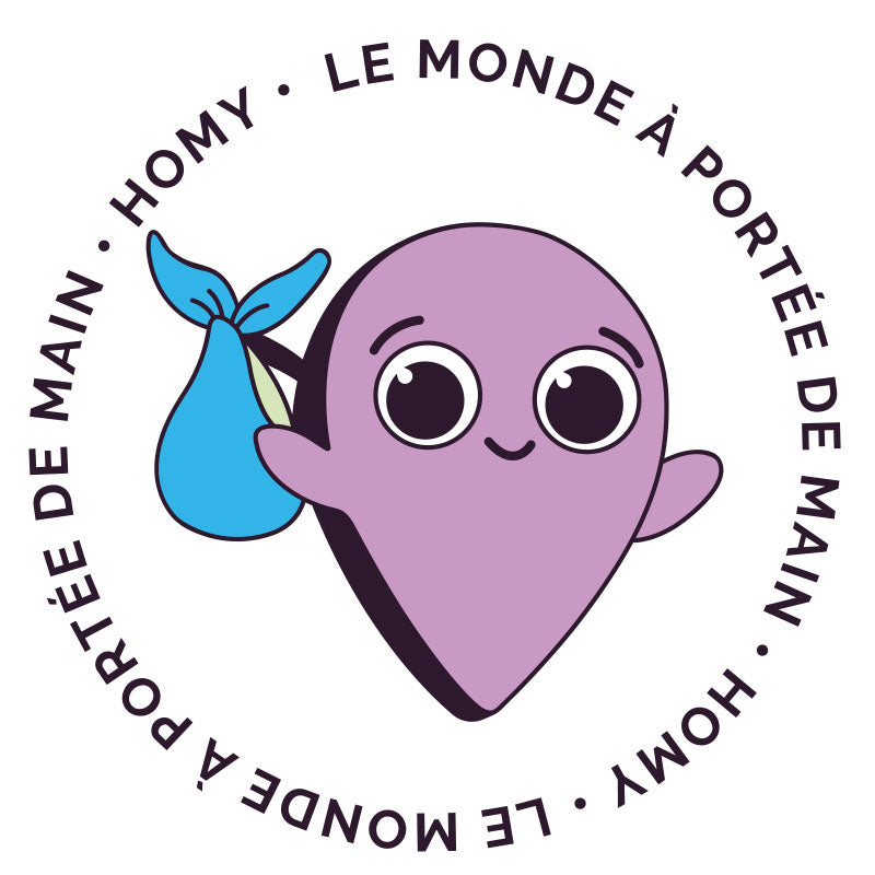 Logo versio tampon, mascotte au centre et texte en cercle autour