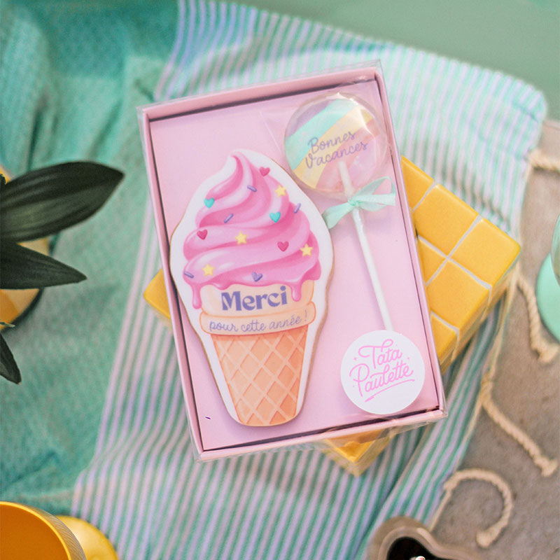 Coffret sablé glace et sucette, Tata Paulette